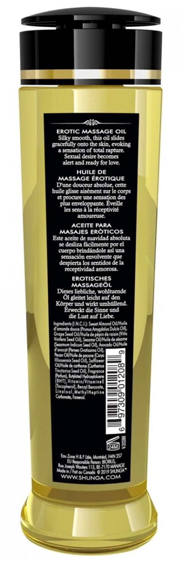 Massage Oil Romance STRAWBERY WINE - obrazek 3