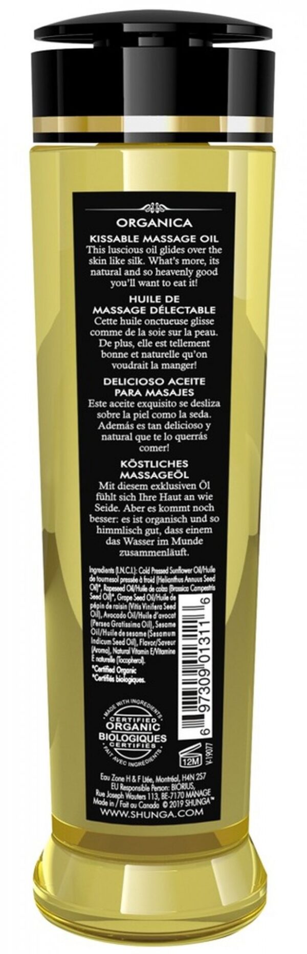 Massage Oil Organica EXOTIC GREEN TEA - obrazek 3
