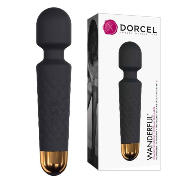 WANDERFUL BLACK   WAND RECHARGEABLE - obrazek 3