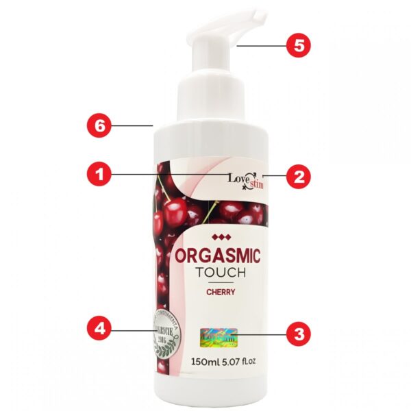 Olejek ORGASMIC TOUCH CHERRY 150 ML - obrazek 3