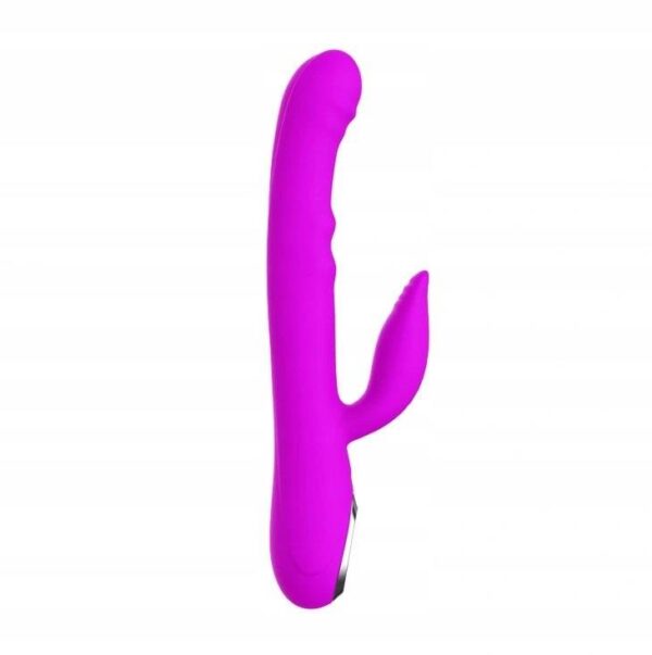 PRETTY LOVE  INTIMATE ,Silikonowy Wibrator z Ruchem Rotacyjnym - obrazek 3