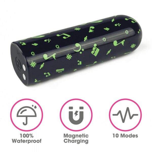 Rechargeable Glow in the dark Music Massager - obrazek 3
