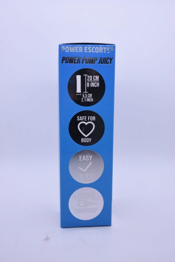 Power Escorts –Power Pump Juicy – Penis Pump – With Improved Exchangeable Pussy – Black/Transparant - obrazek 3