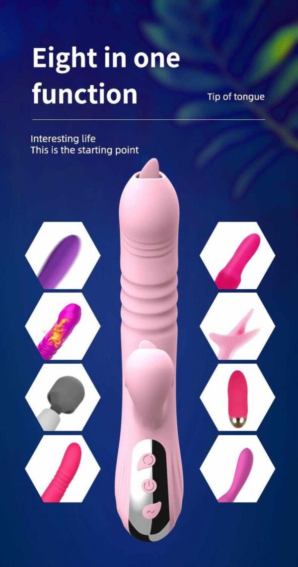 Wibrator Fairy USB 3 functions of thrusting / 20 vibrations - obrazek 3