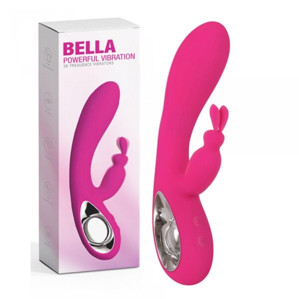 Wibrator Bella,36 funkcji, USB Purple - obrazek 3