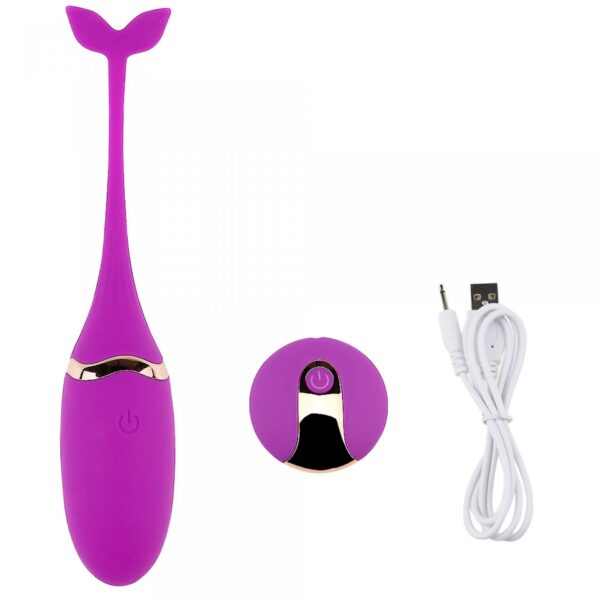 Vibratong egg (purple) USB - obrazek 3