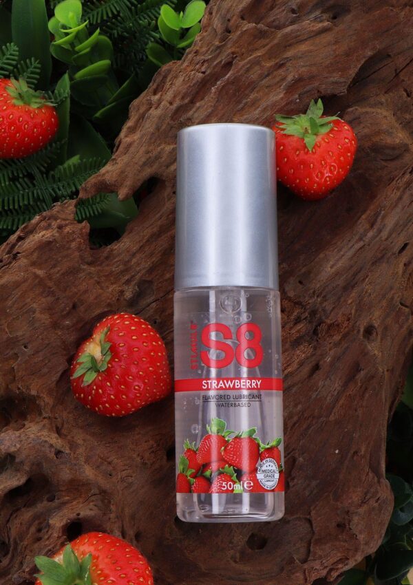 S8 WB Flavored Lube 125ml Strawberry - obrazek 3