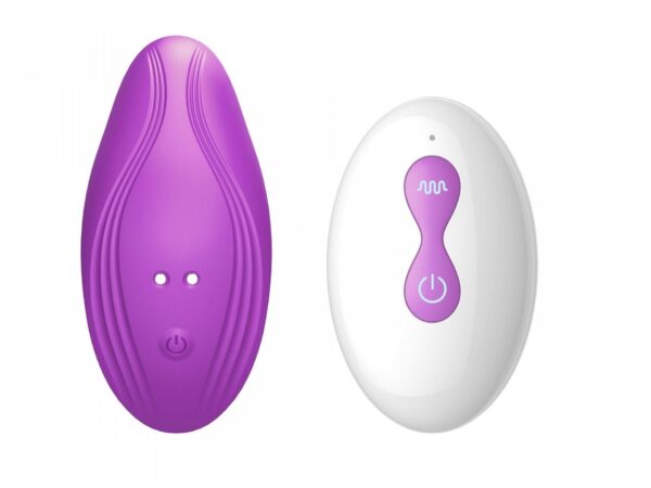Ultrathin Wearable remote mini vibe PURPLE - obrazek 3