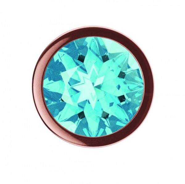 Plug Butt Plug Diamond Topaz Shine L Rose Gold - obrazek 3