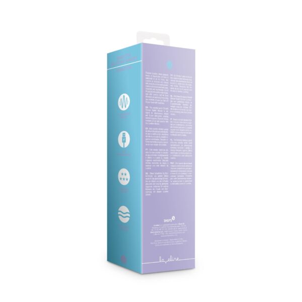 Smooth Silicone Rabbit Vibrator   Digital Lavender - obrazek 3
