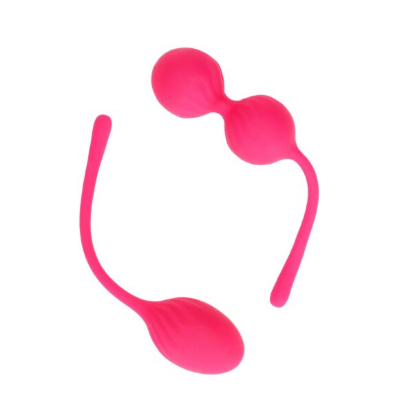 2 Piece Thumping Kegel Ball Set   Wild Strawberry - obrazek 3