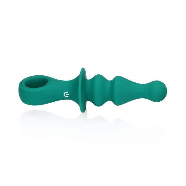 Pawn Shaped Anal Vibrator   Peacock Plume - obrazek 3