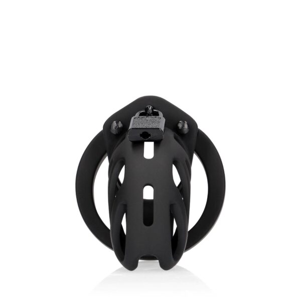 Model 24   Chastity Cage   3.5 / 9 cm   Black - obrazek 3