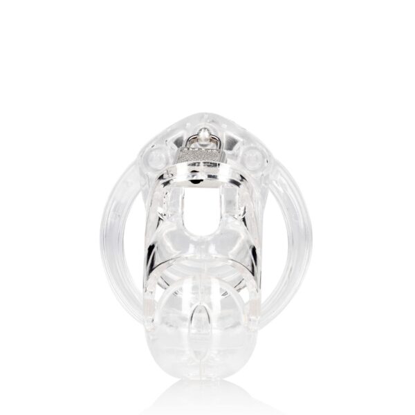 Model 25   Chastity Cage   3.5 / 9 cm   Transparent - obrazek 3