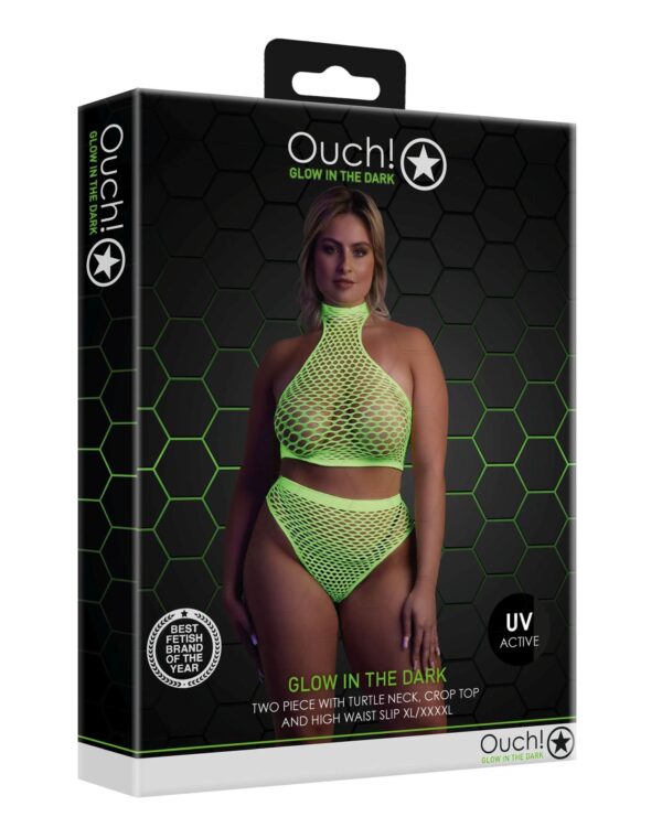 Turtle Neck and High Waist Slip  XL/XXXXL - obrazek 3