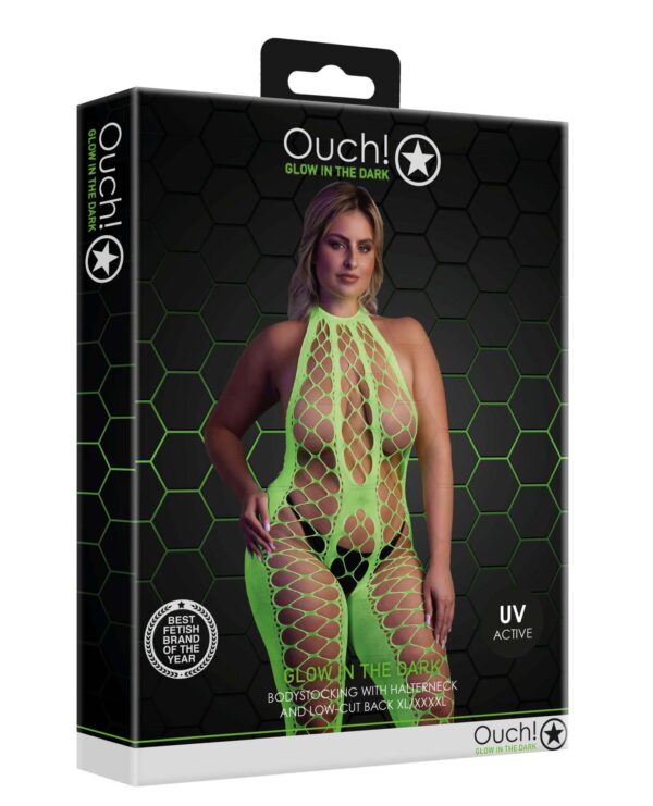 Bodystocking with Halterneck  XL/XXXXL - obrazek 3