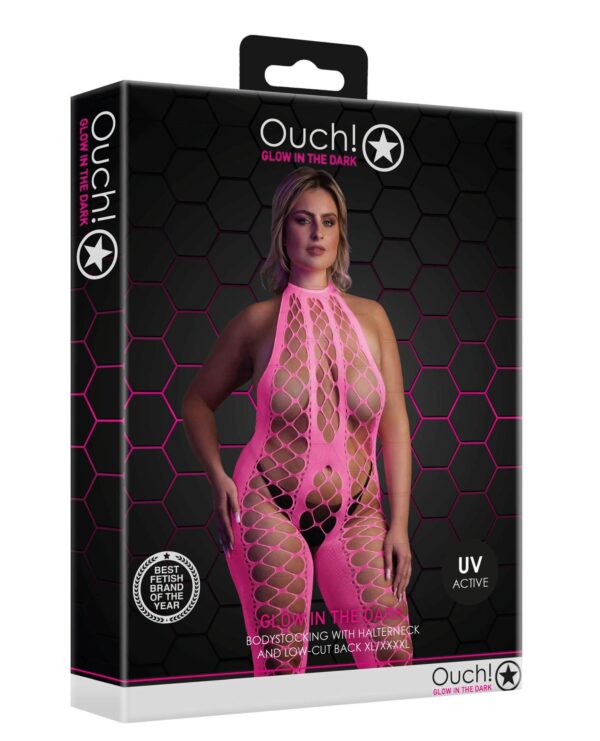 Bodystocking with Halterneck  XL/XXXXL - obrazek 3