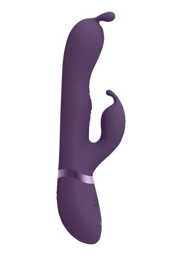 Gada   Vibrating Bunny Ear G Spot Rabbit with Pulse Wave Shaft - obrazek 3