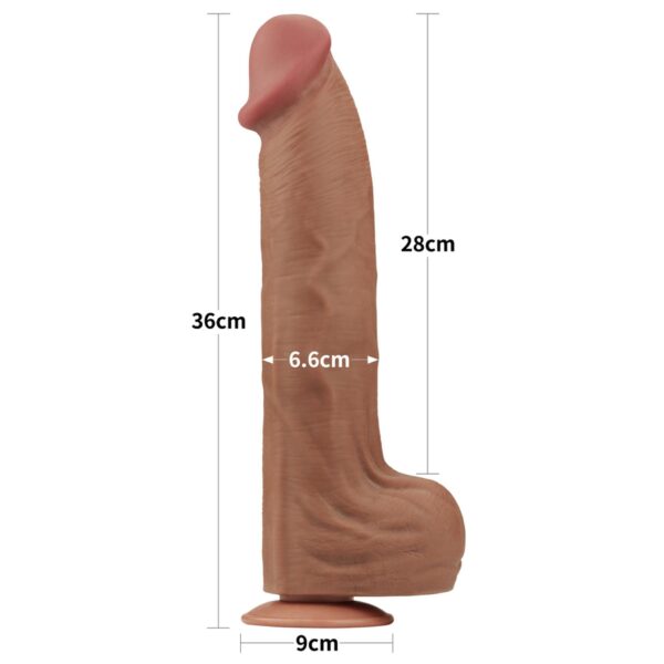 14 King Sized Sliding Skin Dual Layer Dong Brown - obrazek 3