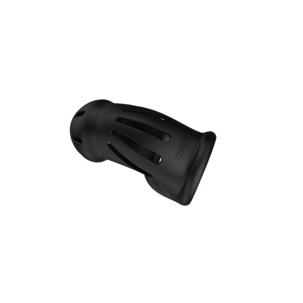Model 27   Ultra Soft Silicone Chastity Cage   Black - obrazek 3