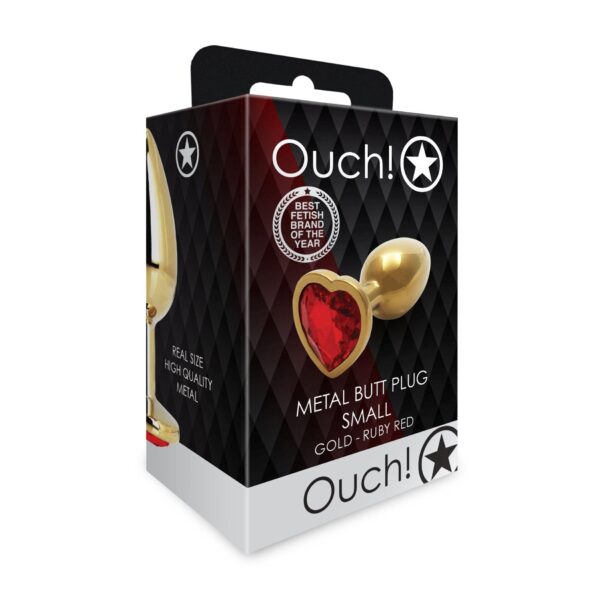 Heart Gem Butt Plug   Small - obrazek 3