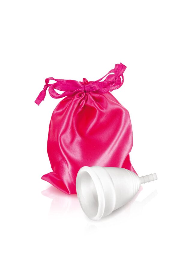 MENSTRUAL CUP WHITE S (Size: T1) - obrazek 3