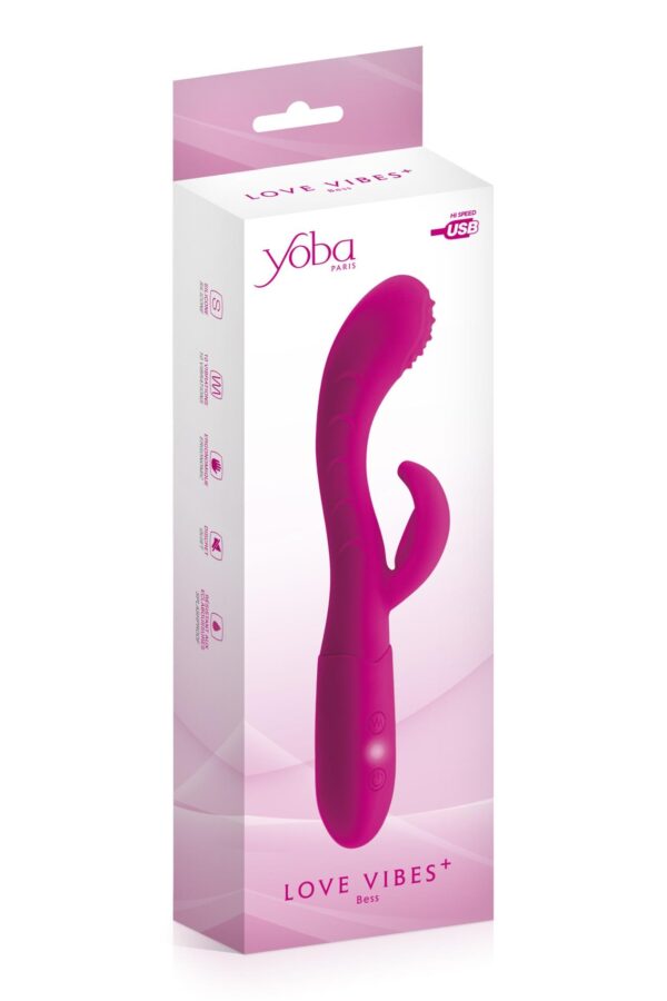 RABBIT YOBA + BESS VIBRATOR RABBIT USB - obrazek 3