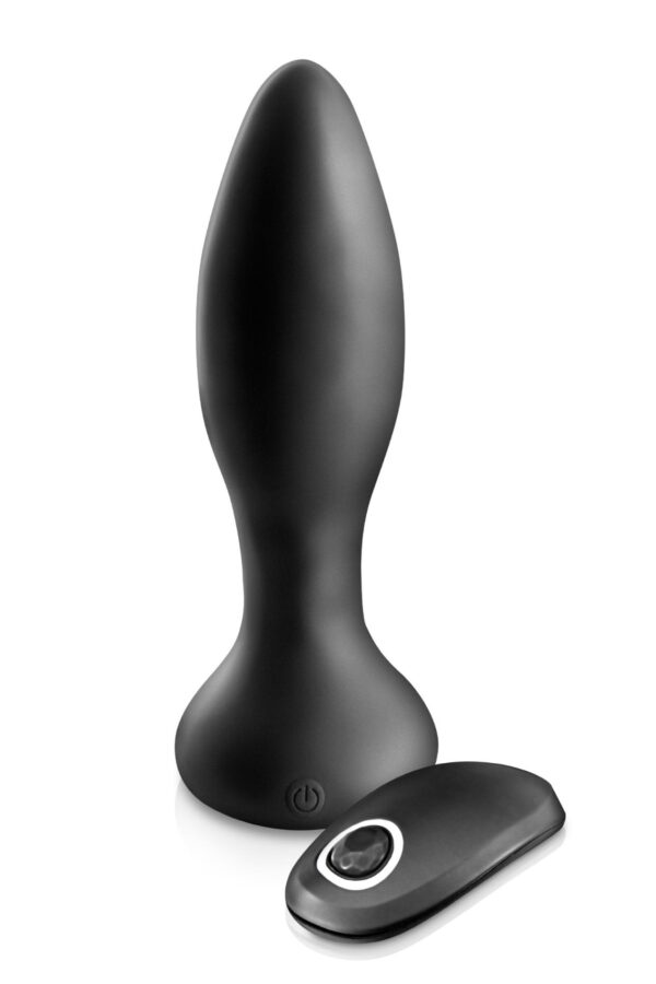 ANAL PLUG ANAL PLUG VIB MYKING BLACK (Size: T3) - obrazek 3