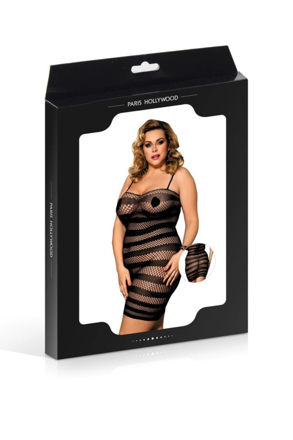 DRESS H31021P BLACK XL (Size: XL) - obrazek 3
