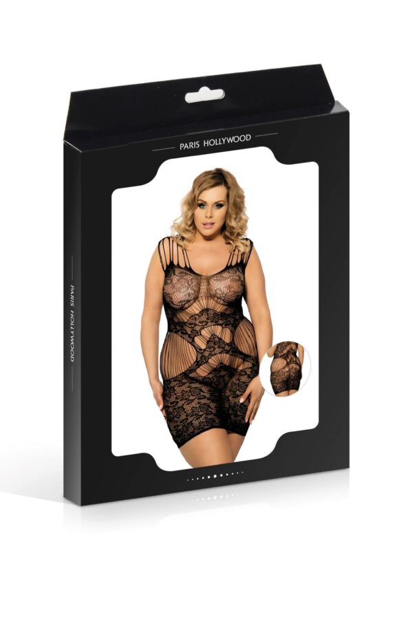 DRESS H3124P BLACK XL (Size: XL) - obrazek 3