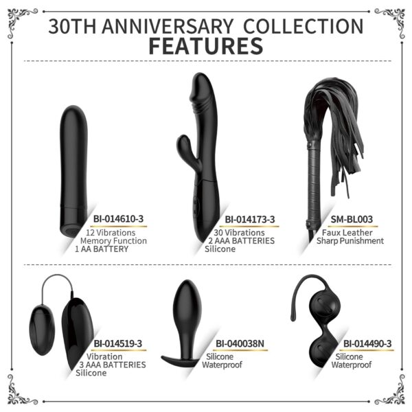 PRETTY LOVE   30th ANNIVERSARY BAILE, 30 vibration functions Vibration 12 vibration functions - obrazek 3