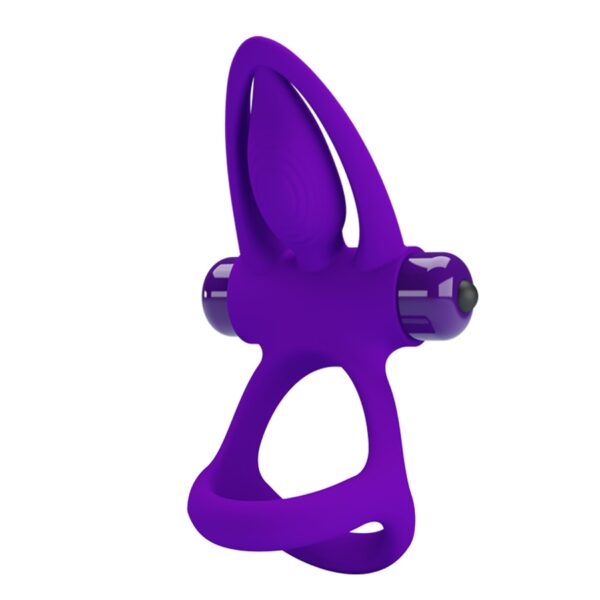 PRETTY LOVE   VIBRATION COCK RING, 10 vibration functions - obrazek 3