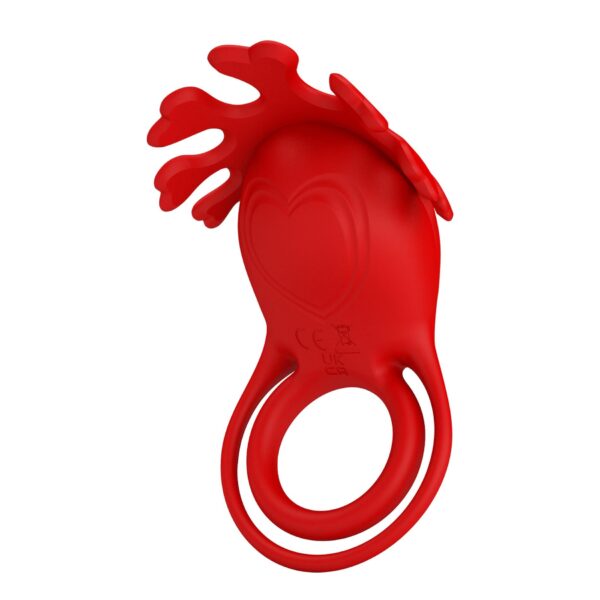 PRETTY LOVE   VIBRATION PENIS RING, Ruben, 7 vibration functions - obrazek 3