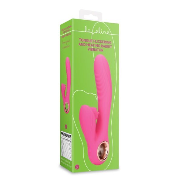 Tongue Flickering and Heating Rabbit Vibrator - obrazek 3