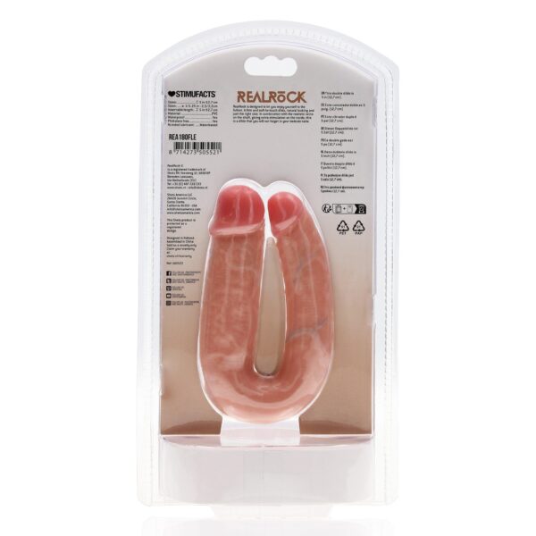U Shaped Double Dildo 5” - obrazek 3