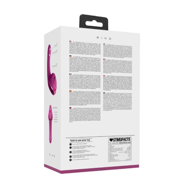 Riko   Rechargeable Triple Action Thumper with Advanced Finger Motion & Pulse Wave Stimulator   Pink - obrazek 3