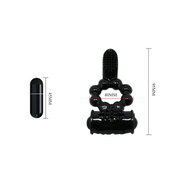PRETTY LOVE   Sweet Ring Black - obrazek 4