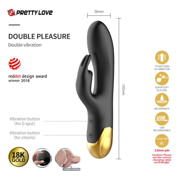 PRETTY LOVE   Golden Black Couples Set - obrazek 3