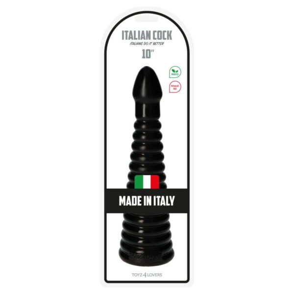 Plug Italian Cock 10Black - obrazek 4