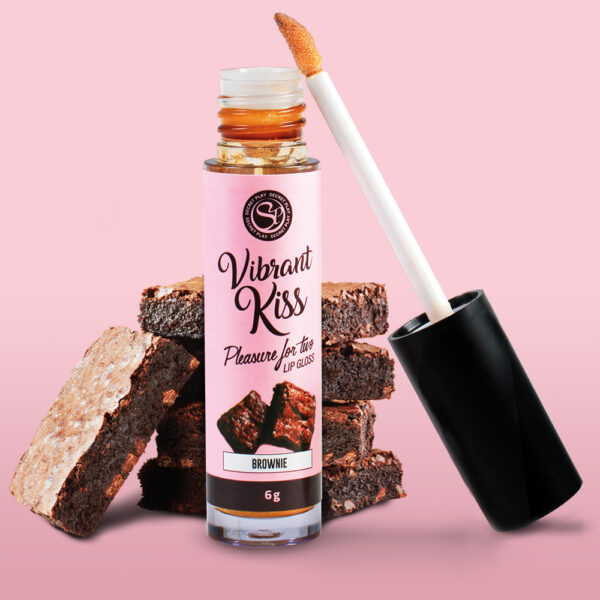 LIP GLOSS VIBRANT KISS BROWNIE - obrazek 4