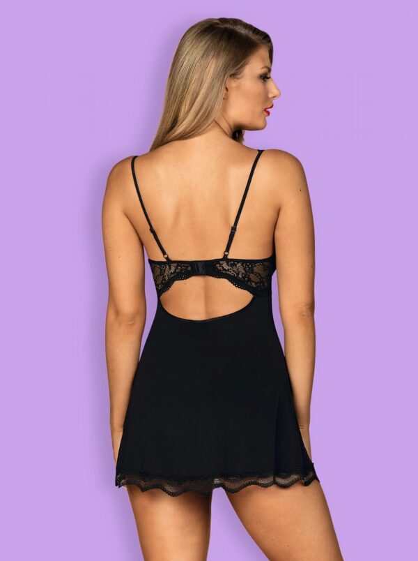 Bielizna Luvae babydoll i stringi Czarny  XS/S - obrazek 4