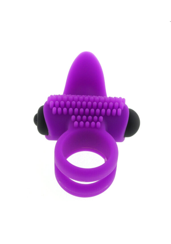 Pierścień Wibrator   Bullet Lastic Ring.Func:1.Medical Silicon. Violet - obrazek 2