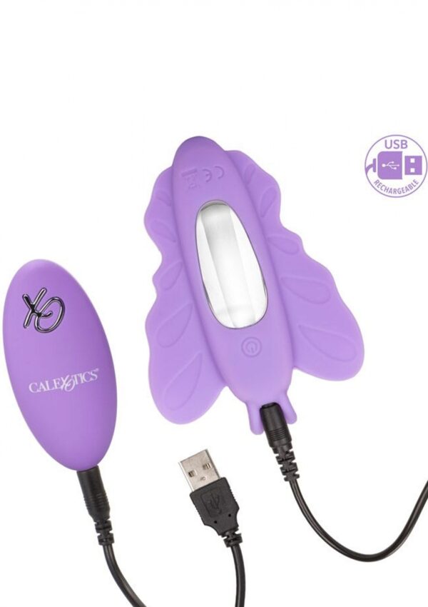 Butterfly Remote Rocking Penis Purple - obrazek 4