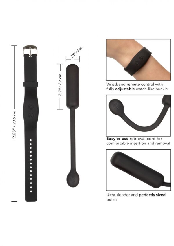 Wristband Remote Petite Bullet Black - obrazek 4
