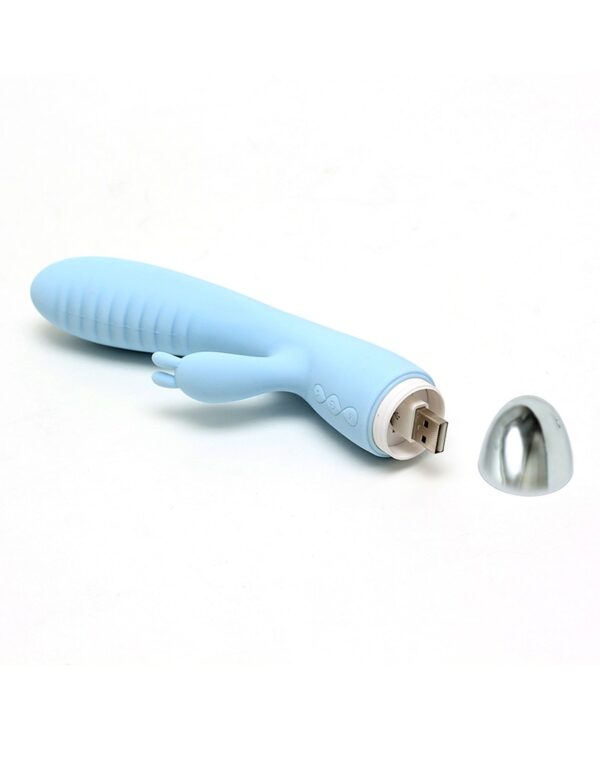 Wibrator VIBRATORE RABBIT LETEN FAYE 2 TURQUOISE - obrazek 4