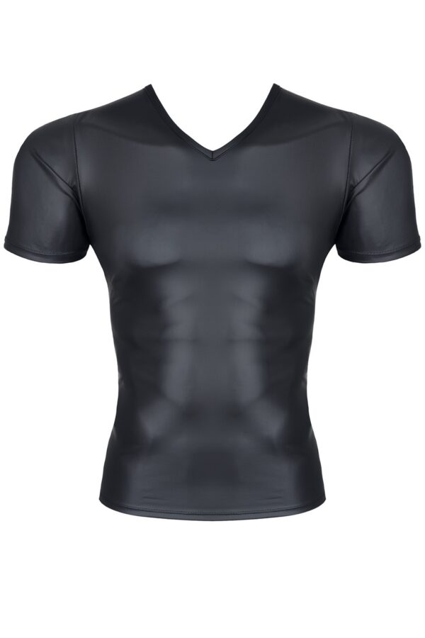 męski t shirt z wetlooka w serek XXL - obrazek 4