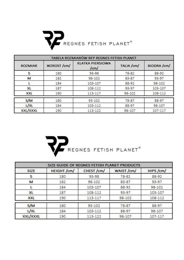 męski komplet z gumy: t shirt z ozdobami z tyłu i przodu, figi z otwartym tyłem L/XL - obrazek 4