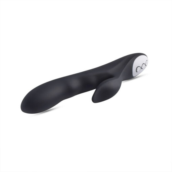 Vibratore G spot e stimolatore clitorideo Black - obrazek 4