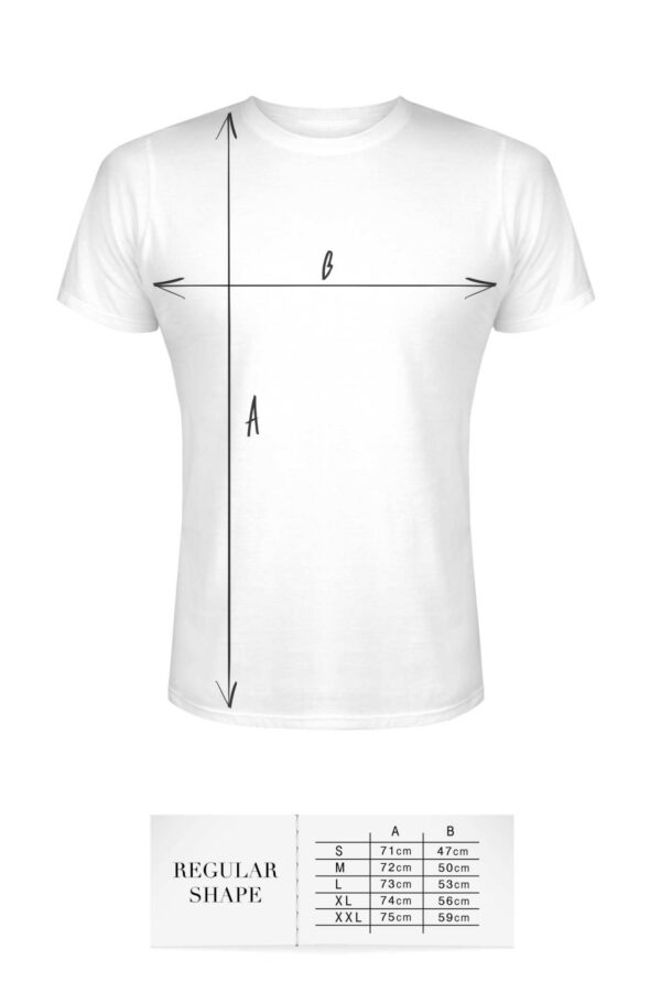 T shirt men white M regular - obrazek 4