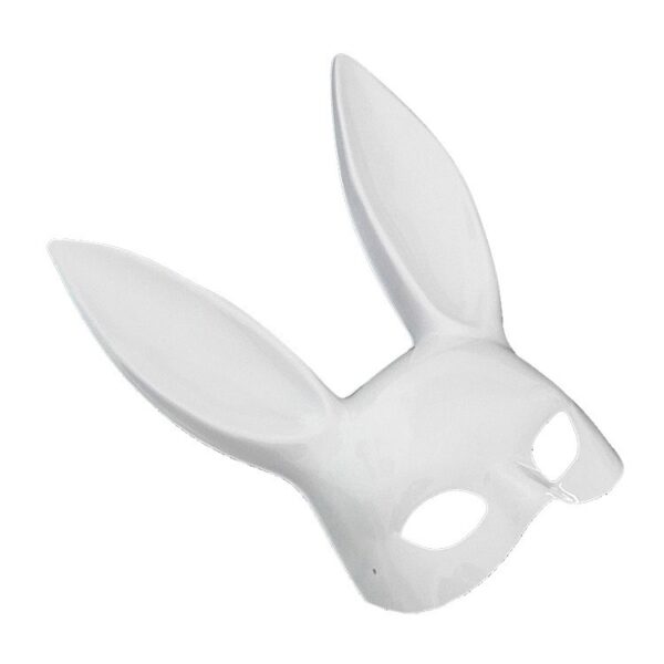 Maska   Bunny Mask White - obrazek 4